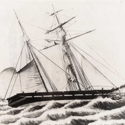 Lieutenant Matthew C. Perry’s Schooner USS SHARK