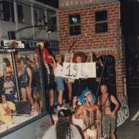 A float in the parade.