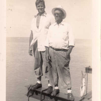 Old Seven Mile Bridge construction