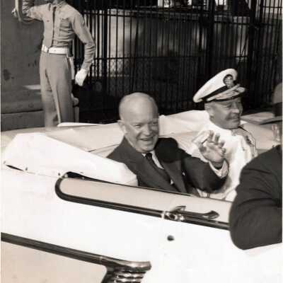 President Eisenhower and Admiral Bresh: Copyright: © Key West Art & Historical Society; Origformat: Print-Photographic