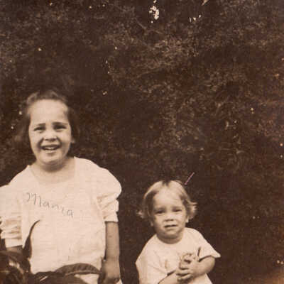 Two children, one named Maria