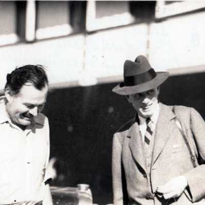 Ernest Hemingway and Sinclair Lewis: Copyright: © Key West Art & Historical Society; Origformat: Print-Photographic