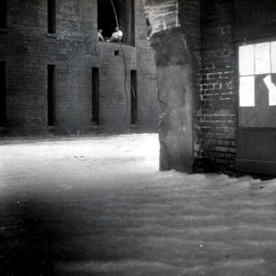 Hurricane flooding at East Martello