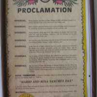 Mario and Rosa Sanchez Day Proclamation
