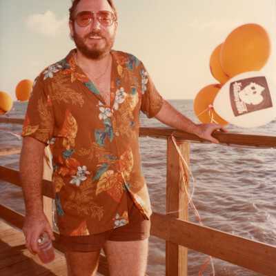 Unknown man at some sort of FF party.