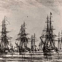 Anti-Pirate Fleet in Key West Harbor