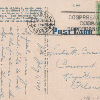 USS MAINE Monument, Havana, Cuba: © Key West Art & Historical Society