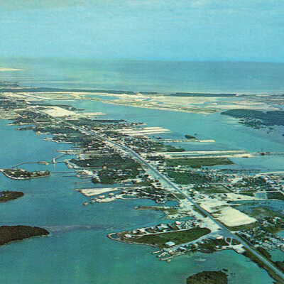 Aerial View of Marathon Key, Florida