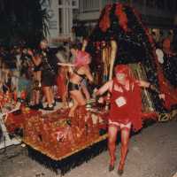 A float in the parade.