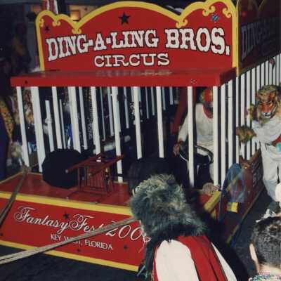 A float in the parade.