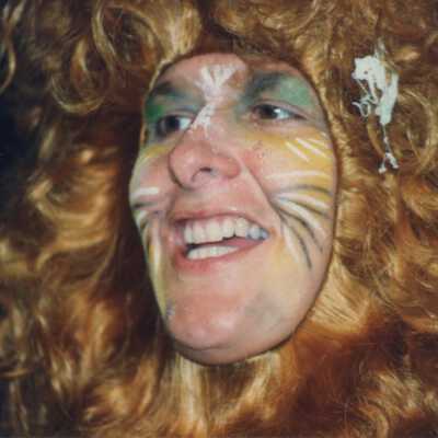 Unknown person dressed up.