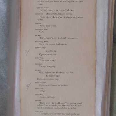 Galley Proof for Ernest Hemingway's 'The Fifth Column'