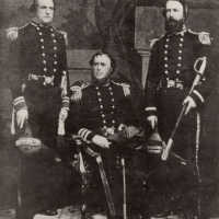 Captain Samuel F. Dupont, Commander Sidney Smith Lee and Lieutenant David Porter