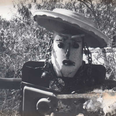 Stanley Papio Dish Pan Annie Sculpture