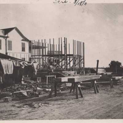 Construction site: Copyright: © Key West Art & Historical Society; Origformat: Print-Photographic
