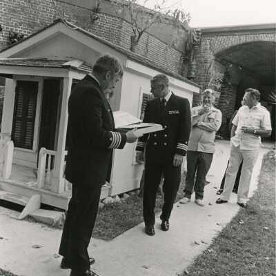 U.S. Navy Ceremony at Fort East Martello