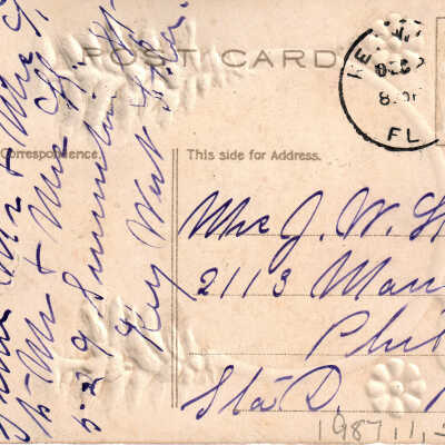 Hearty Christmas Wishes: © Key West Art & Historical Society