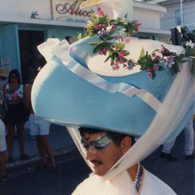 Unknown man dressed up.