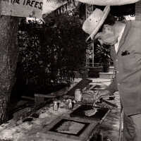 Mario Sanchez in his Studio Under the Trees