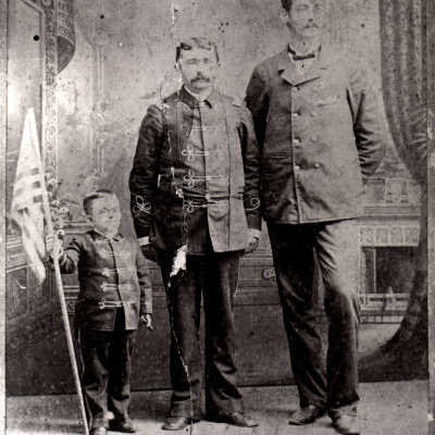 Abe Sawyer, W. L. Palmer, and George E. Will