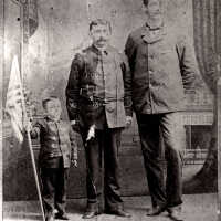          Abe Sawyer, W. L. Palmer, and George E. Will picture number 1
   