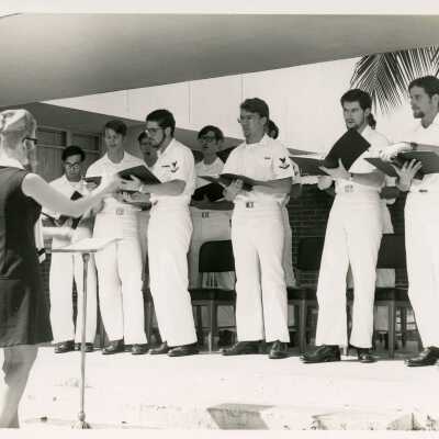 U.S. Navy in a parade