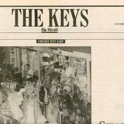 Pictures with captions about Fantasy Fest in the Key West Citizen.