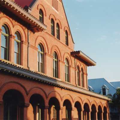 The back of the Custom House.