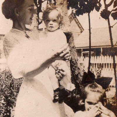 Mother (Lottie) and children