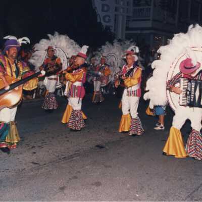 Broward County Mummers band during the parade.