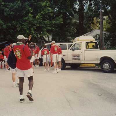 A group of unknown people.