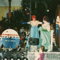 A float in the parade.