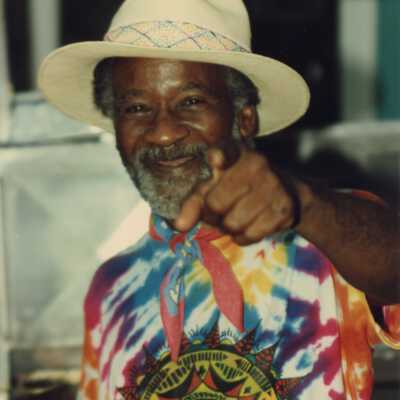 Unknown man at the Goombay celebration.