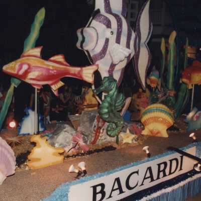 A float in the parade.