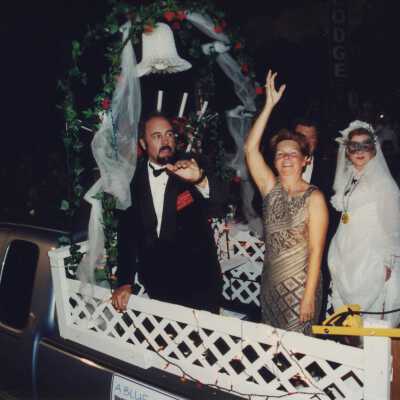 A float in the parade.