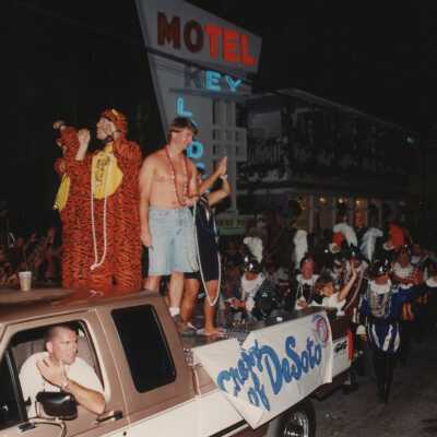 A float in the parade.