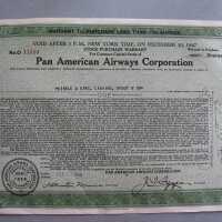 Pan American Airways Corporation Stock Certificate