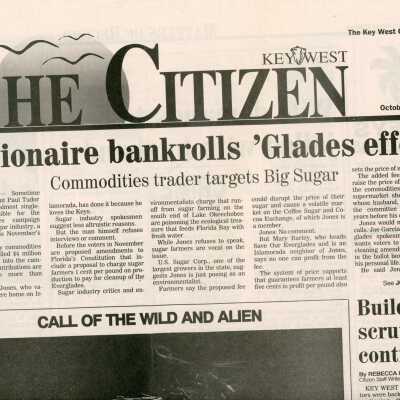 Multiple articles in the Key West Citizen about Fantasy Fest.