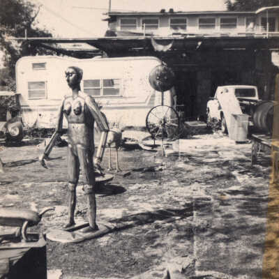 Stanley Papio metal sculpture