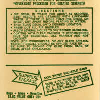 Overseas Highway Travel Decal Instructions