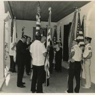 Military Veterans Outside of St. Paul's Episcopal Church