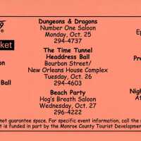 Sponsor event ticket.