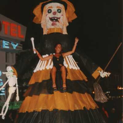 A float in the parade.