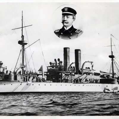 Captain Sigsbee and the U.S.S. MAINE: Copyright: @ Key West Art & Historical Society; Origformat: Artifact