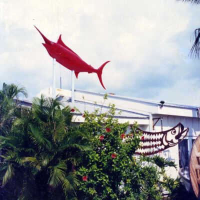 Key West Bait & Tackle Sculptures