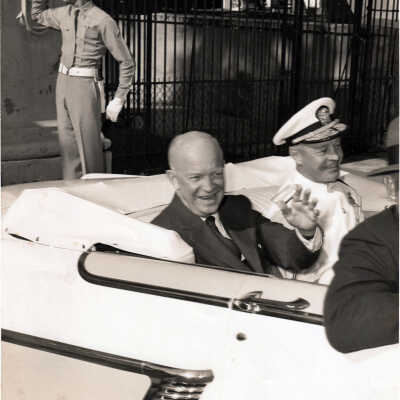 President Eisenhower and Admiral Bresh