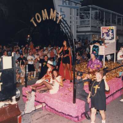 A float in the parade.