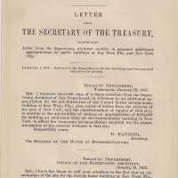 Letter from the Secretary of the Treasury