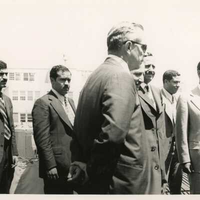 A group of unknown men