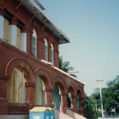 The back of the Custom House.